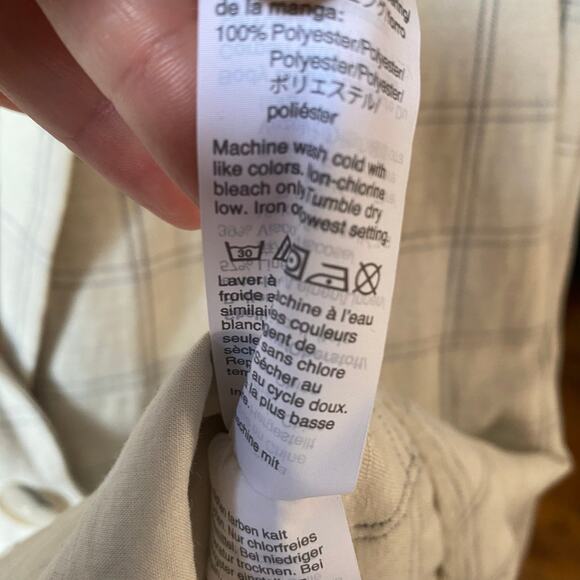 Madewell Dorset Blazer Womens Jacket Windowpane Plaid Linen Size Small - Picture 6 of 9